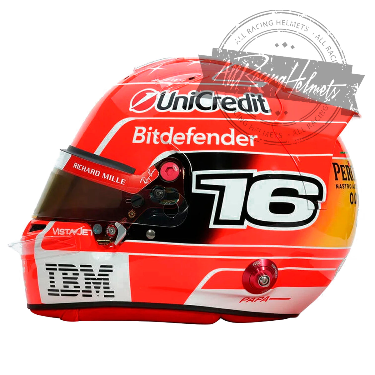 Casque Réplique Charles Leclerc F1 2026 Échelle 1:1