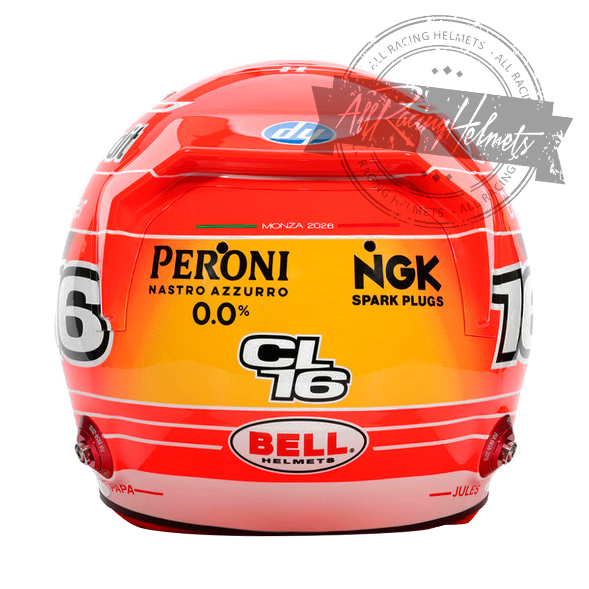 Casque Réplique Charles Leclerc F1 2026 Échelle 1:1