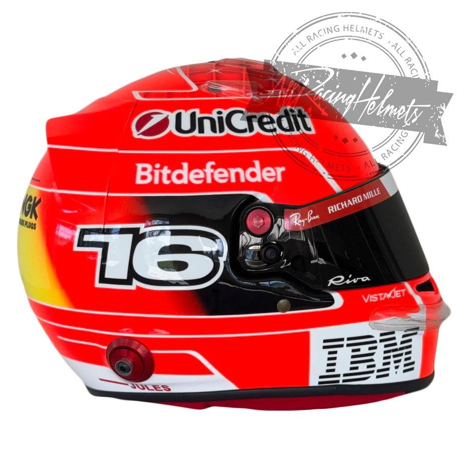 Casco Replica de Charles Leclerc F1 2026 Gran Premio de Monza Escala 1:1