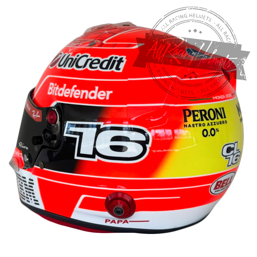 Casco Replica de Charles Leclerc F1 2026 Gran Premio de Monza Escala 1:1