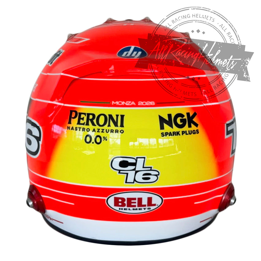 Casco Replica de Charles Leclerc F1 2026 Gran Premio de Monza Escala 1:1