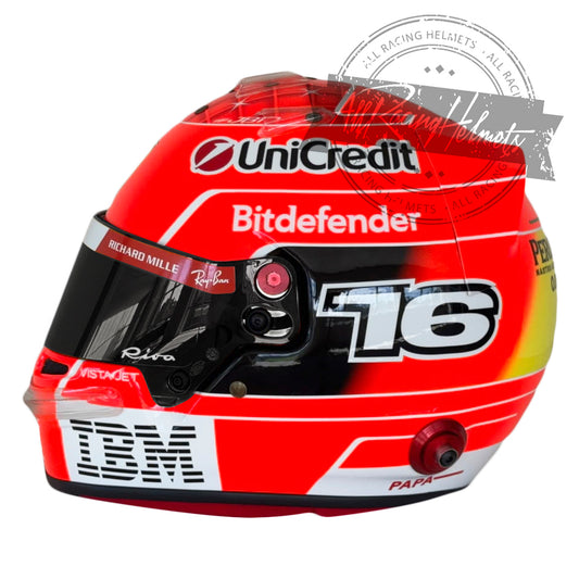 Charles Leclerc 2026 F1 Italian Grand Prix Replica Helmet 1:1 Scale