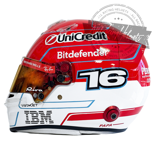 Casco Replica de Charles Leclerc F1 2026 Gran Premio de Monza Escala 1:1