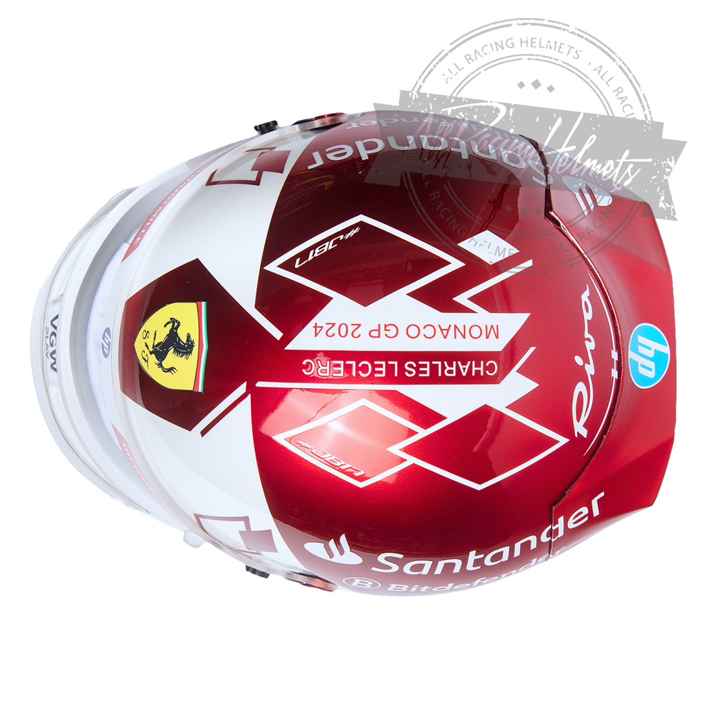 2024 F1 MONACO GP CHARLES LECLERC Mini Helmet in 1:2 LIMITED 2024 F1 MONACO GP CHARLES LECLERC Mini Helmet in 1:2 LIMITED