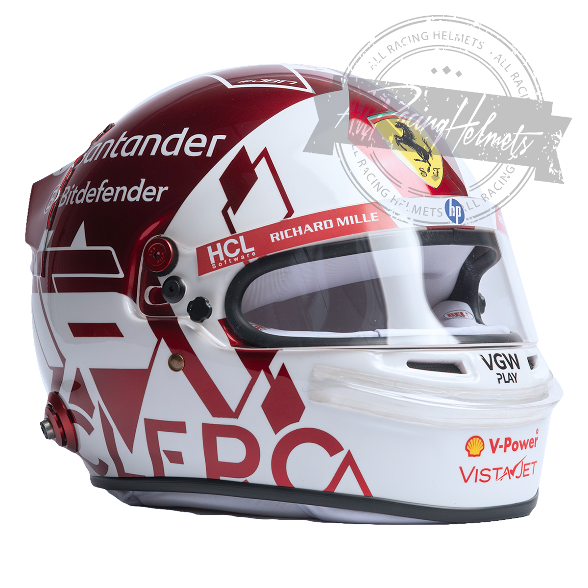 Charles Leclerc 2024 Monaco GP F1 Replica Helmet 1:1 Scale