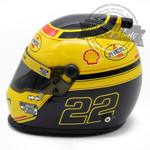 Joey Logano #22 NASCAR 2022 Cup Series Champion Replica Helmet Scale 1:1