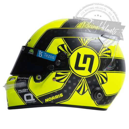 Casco Réplica de F1 Lando Norris 2023 Escala 1:1
