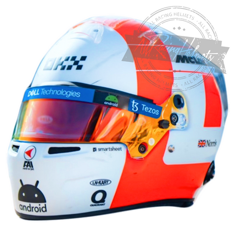 Lando Norris 2023 Monaco Grand Prix F1 Replica Helmet Scale 1:1