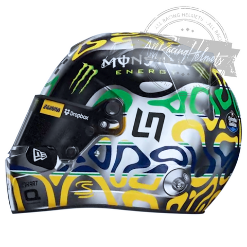 Lando Norris 2024 F1 Monaco Grand Prix Replica Helmet Scale 1:1