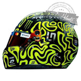 Lando Norris 2025 Bahrain GP F1 Replica Helmet Scale 1:1
