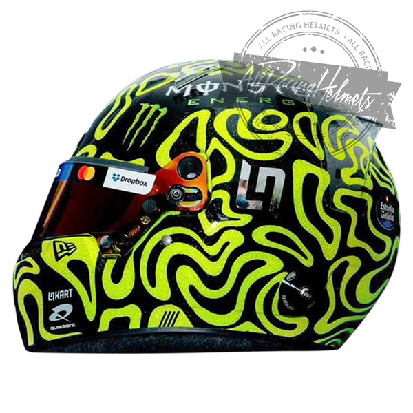 Lando Norris 2025 Bahrain GP F1 Replica Helmet Scale 1:1 – All