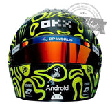 Lando Norris 2025 Bahrain GP F1 Replica Helmet Scale 1:1