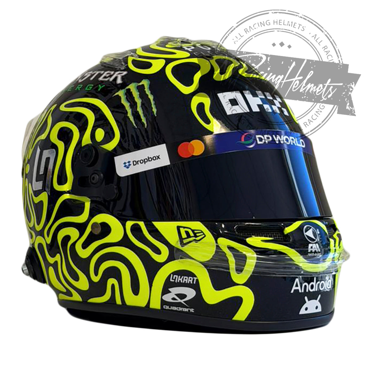 Lando Norris 2025 Bahrain GP F1 Replica Helmet 1:1 Scale