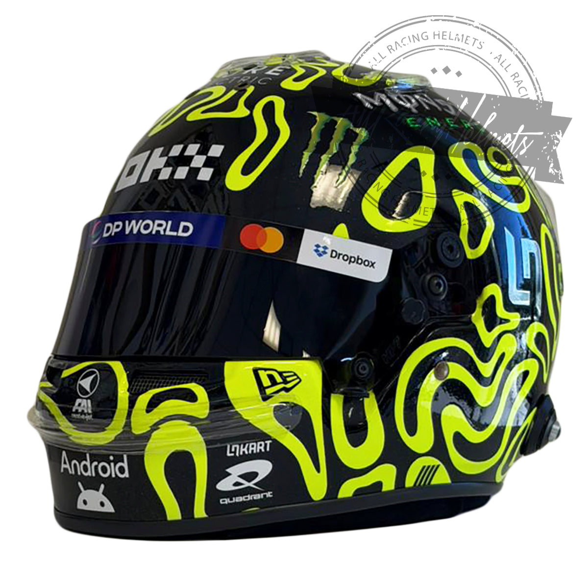 Lando Norris 2025 Bahrain GP F1 Replica Helmet 1:1 Scale