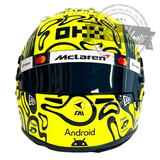 Lando Norris 2025 F1 Replica Helmet Scale 1:1