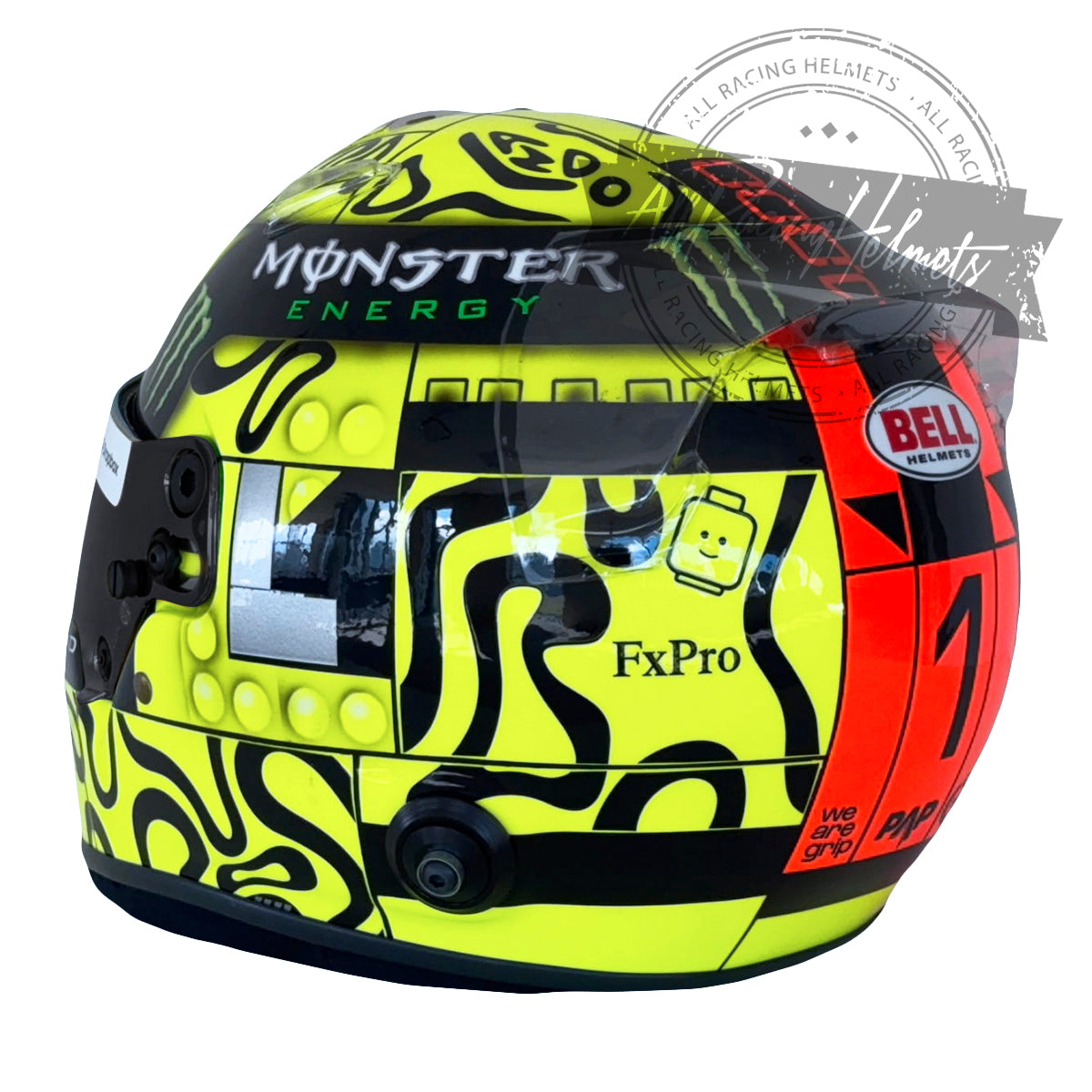 Casco réplica Lando Norris F1 2026 escala 1:1