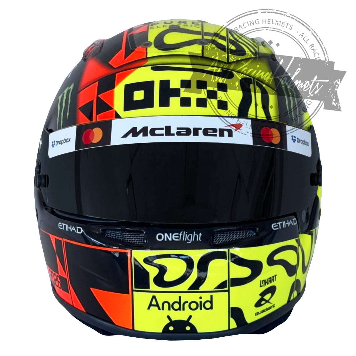 Casco réplica Lando Norris F1 2026 escala 1:1