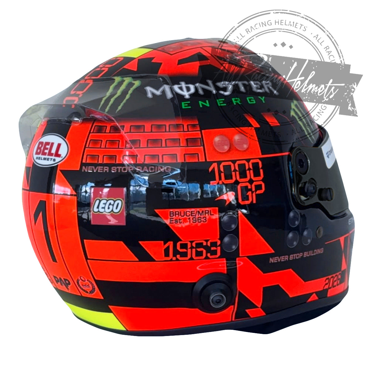 Casco réplica Lando Norris F1 2026 escala 1:1