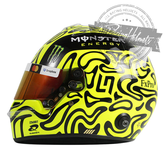 Casco réplica Lando Norris F1 2026 escala 1:1