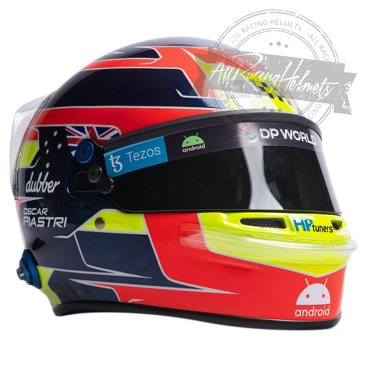 Oscar Piastri 2023 F1 Replica Helmet 1:1 Scale