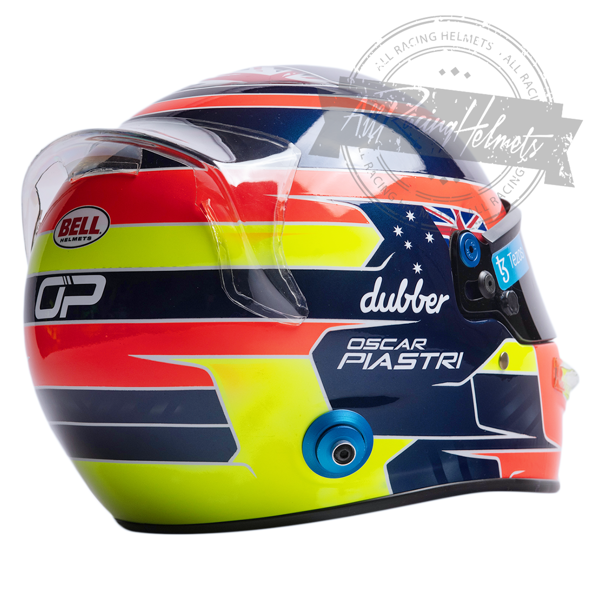 Oscar Piastri 2023 F1 Replica Helmet 1:1 Scale