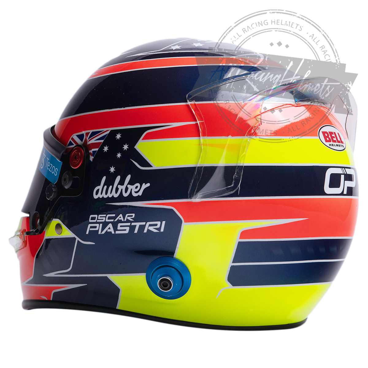 Oscar Piastri 2023 F1 Replica Helmet 1:1 Scale