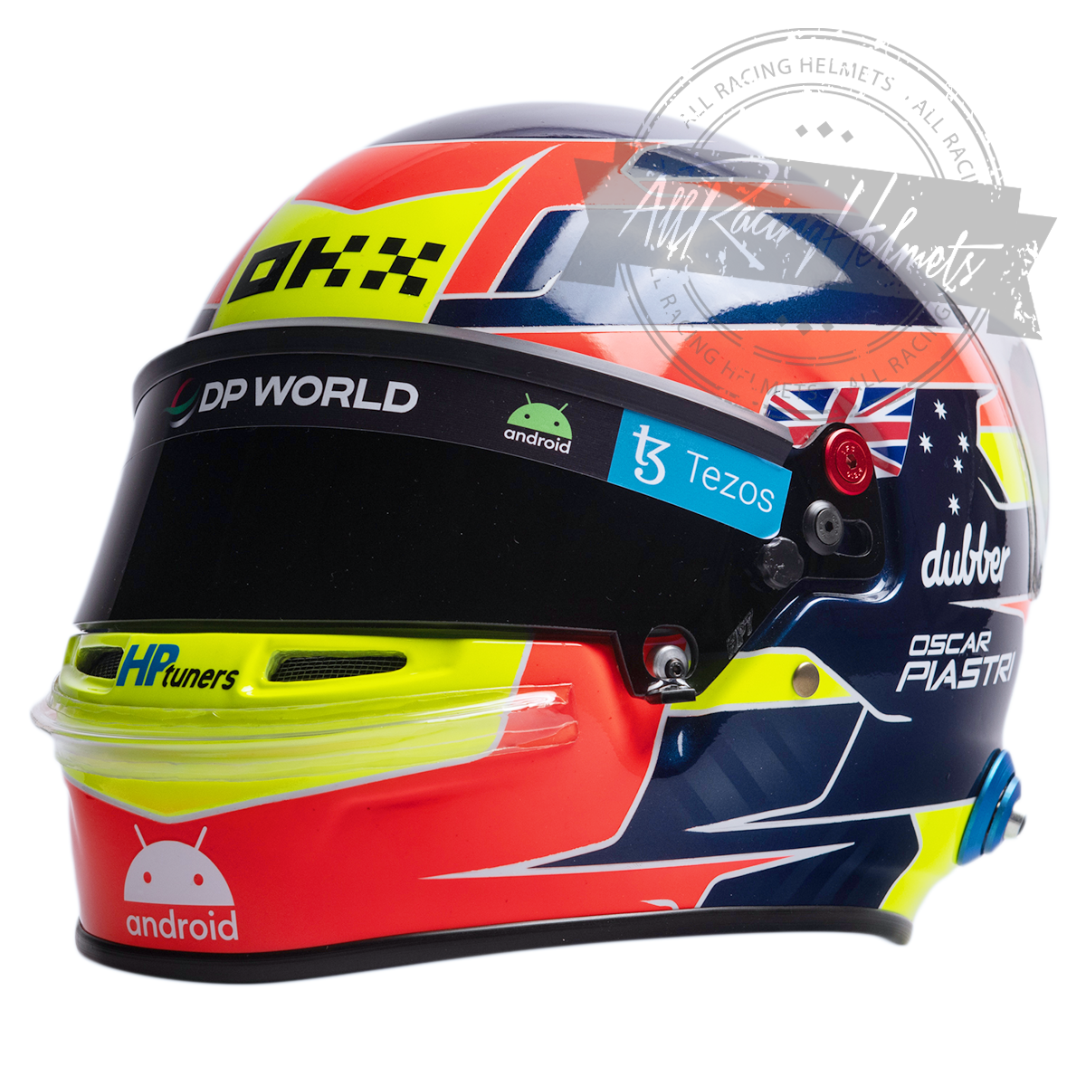 Oscar Piastri 2023 F1 Replica Helmet 1:1 Scale