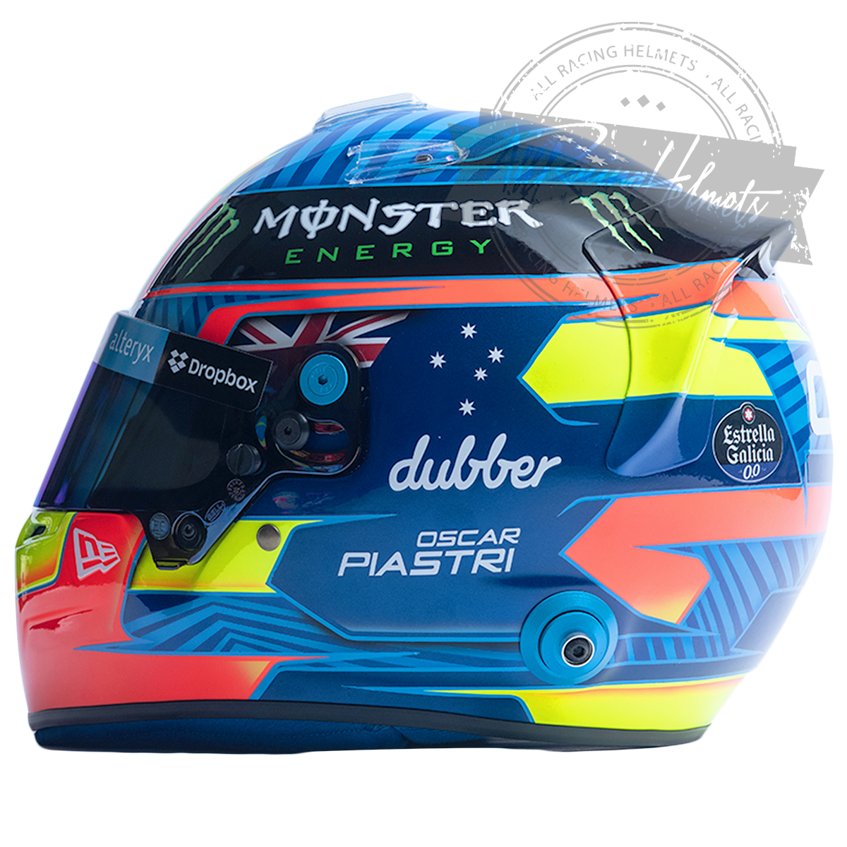Oscar Piastri 2024 F1 Replica Helmet 1:1 Scale