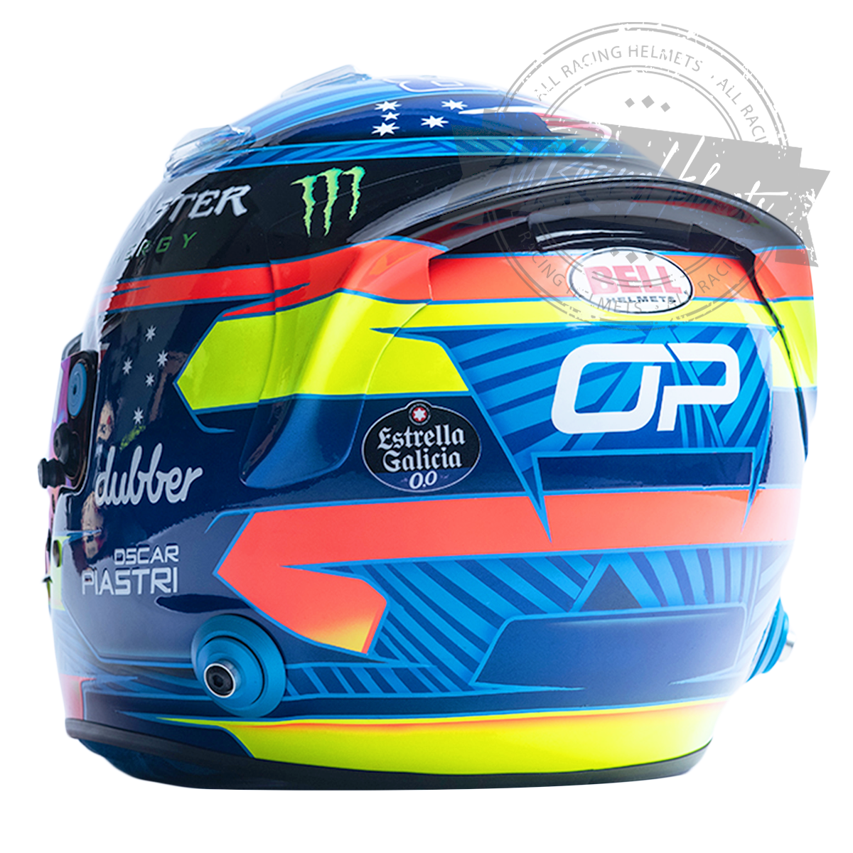 Oscar Piastri 2024 F1 Replica Helmet 1:1 Scale
