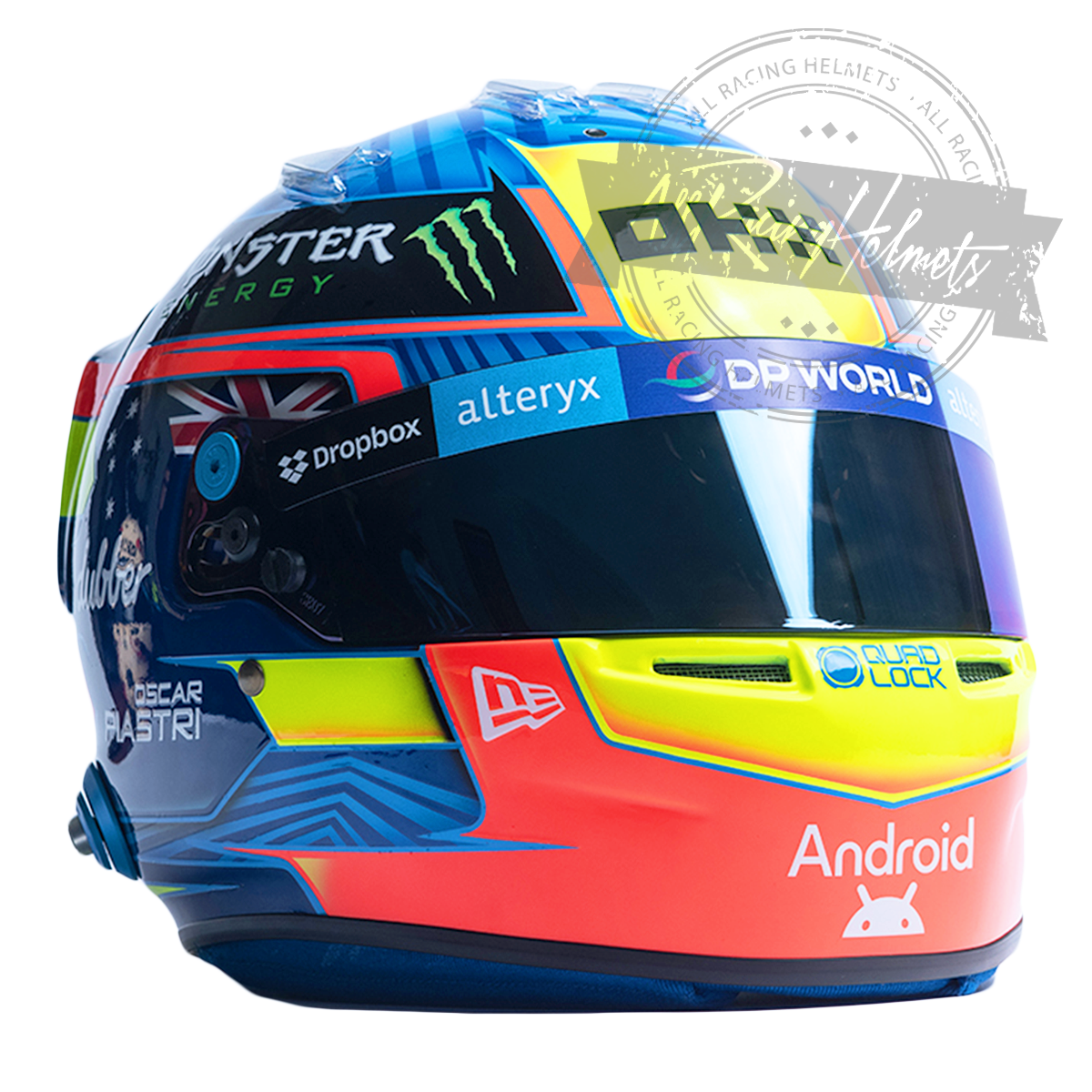 Oscar Piastri 2024 F1 Replica Helmet 1:1 Scale