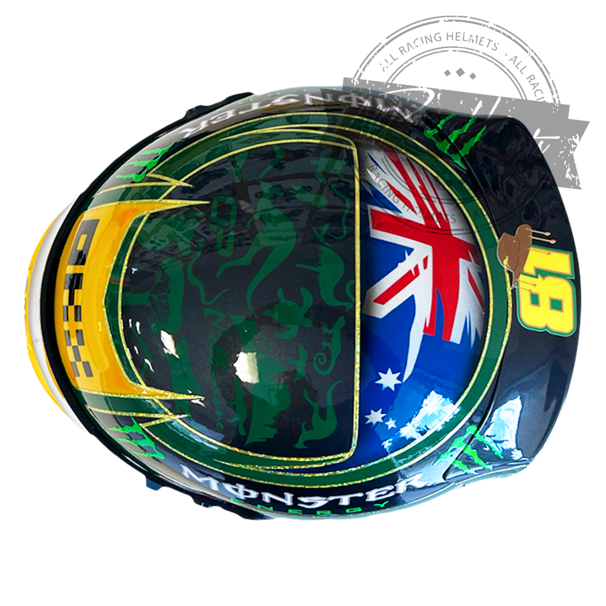 Oscar Piastri 2025 Australian GP F1 Replica Helmet 1:1 Scale
