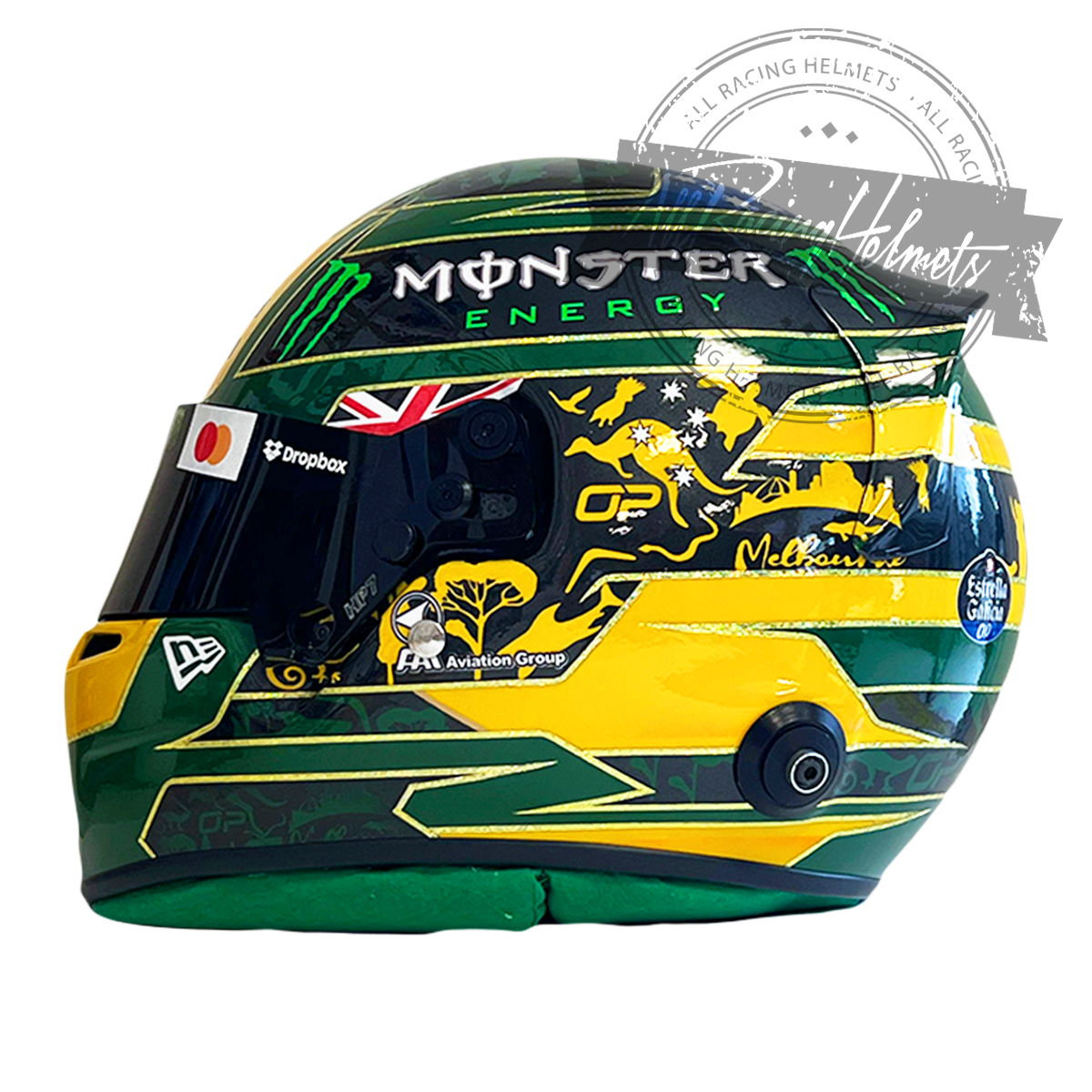 Oscar Piastri 2025 Australian GP F1 Replica Helmet 1:1 Scale