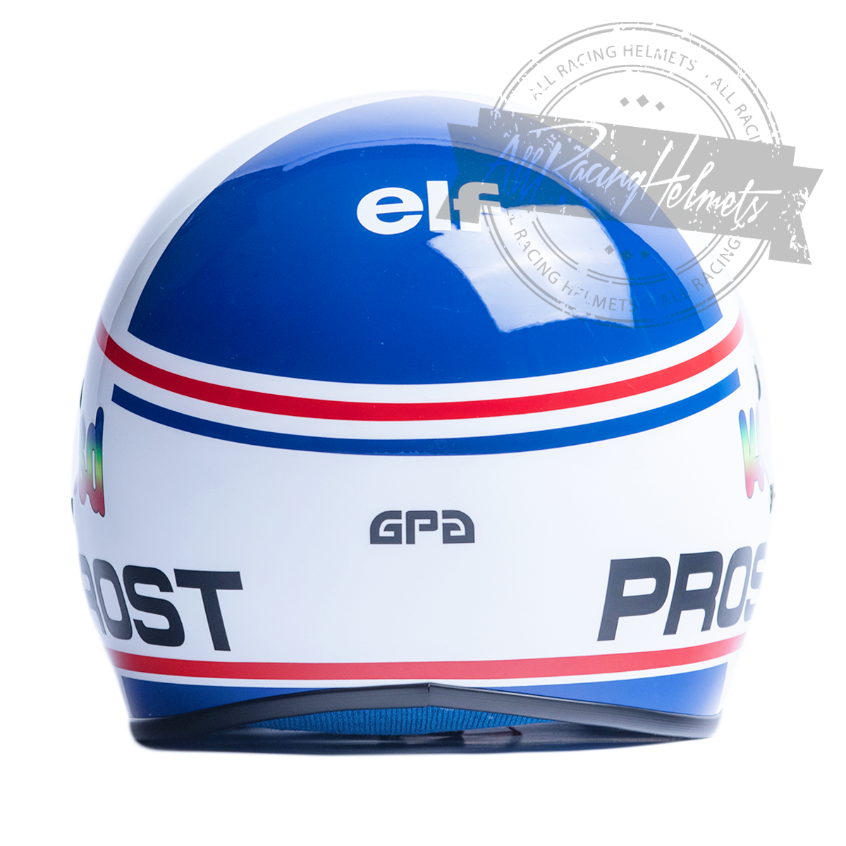 Casque réplique F1 Alain Prost 1981 Échelle 1:1