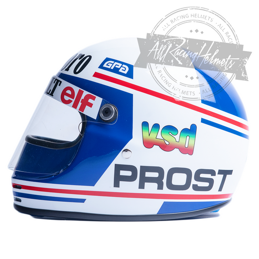 Casque F1 Alain Prost 1981 Réplique Échelle 1:1