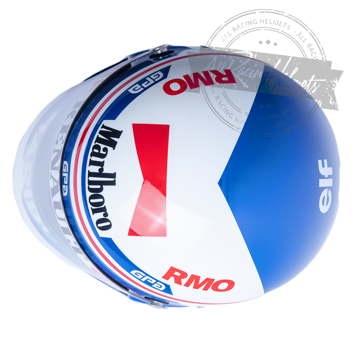 Casque réplique F1 Alain Prost 1981 Échelle 1:1