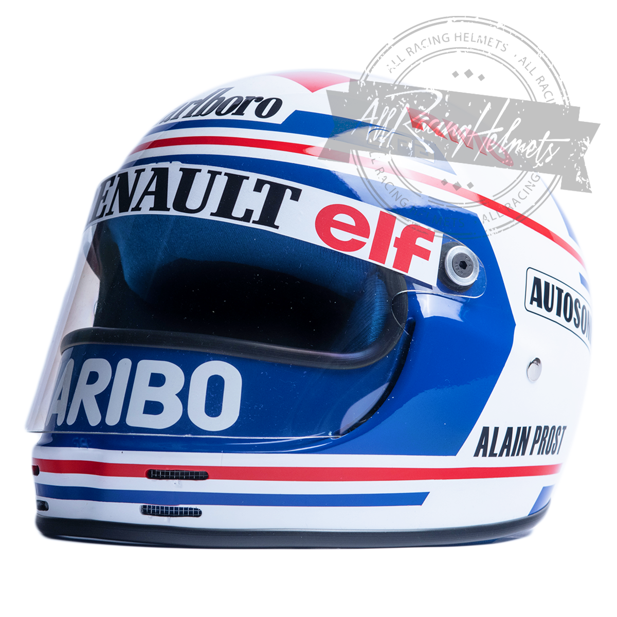 Alain Prost 1983 F1 Replica Helmet 1:1 Scale
