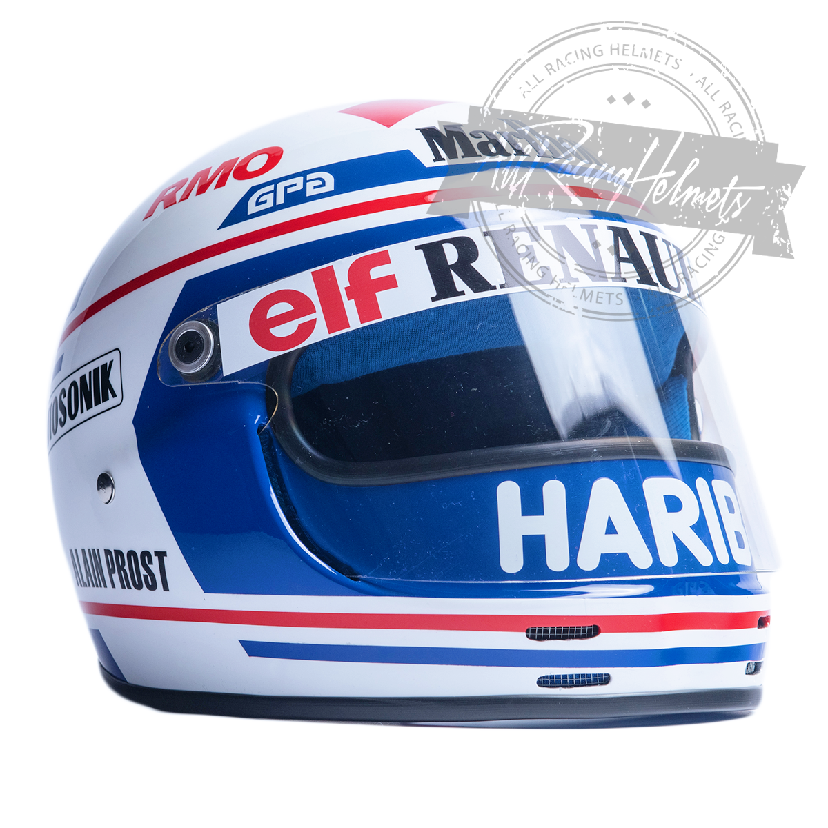 Alain Prost 1983 F1 Replica Helmet 1:1 Scale