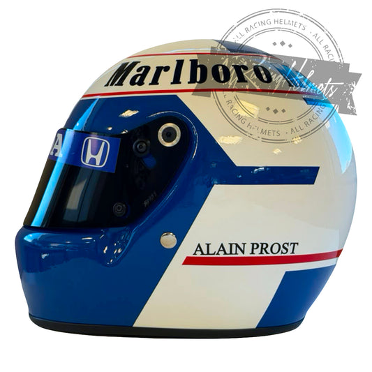 Casque réplique F1 Alain Prost 1989 à l'échelle 1:1