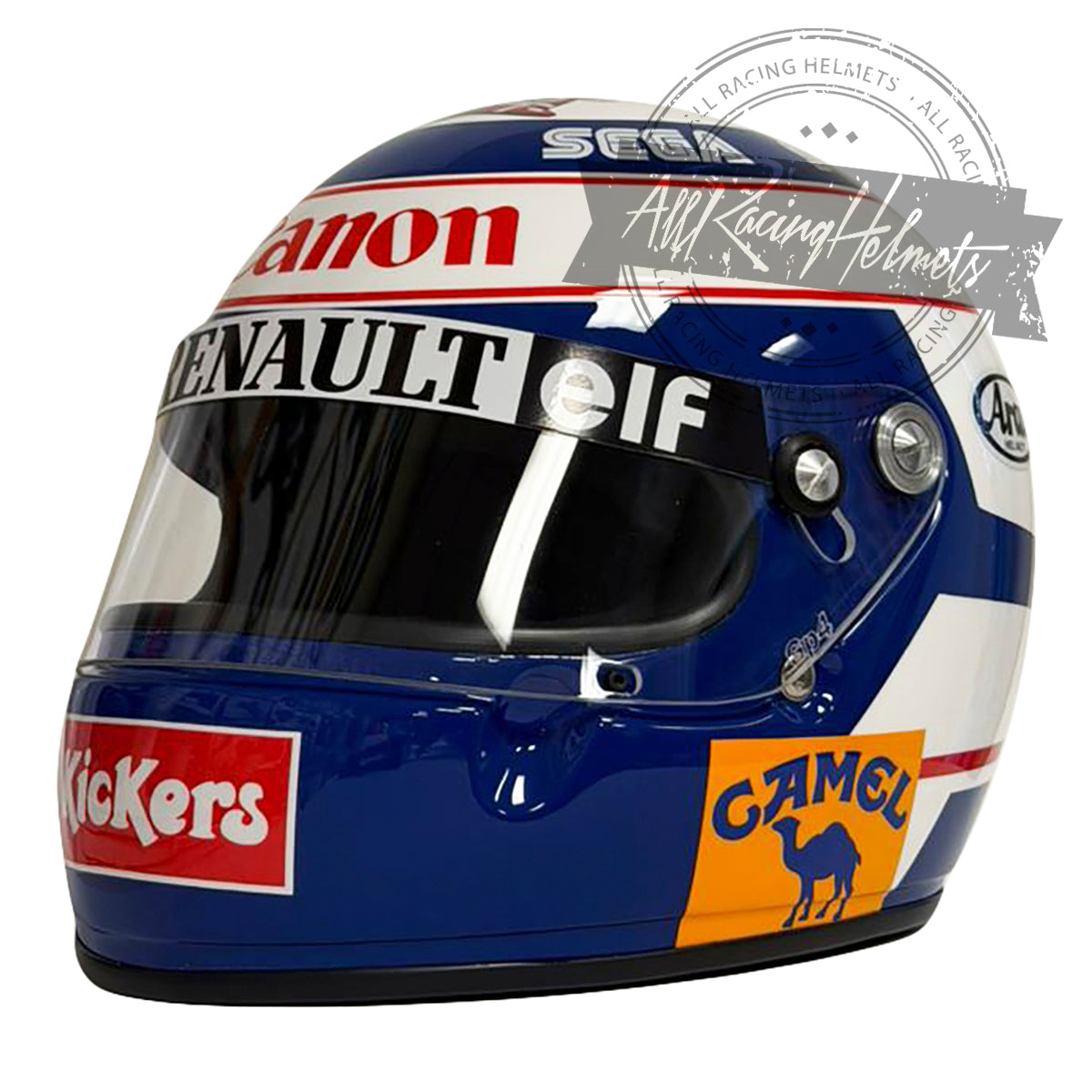 Casque Réplique F1 Alain Prost 1993 Échelle 1:1