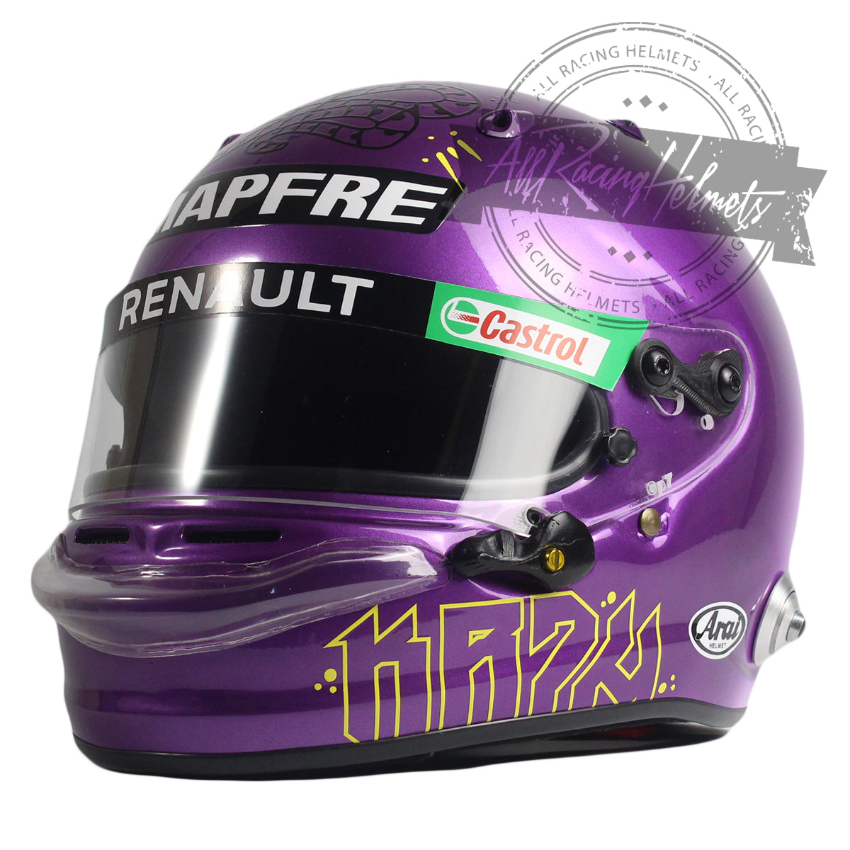 Daniel Ricciardo's Kobe Bryant Tribute 2020 F1 Replica Helmet 1:1 Scale