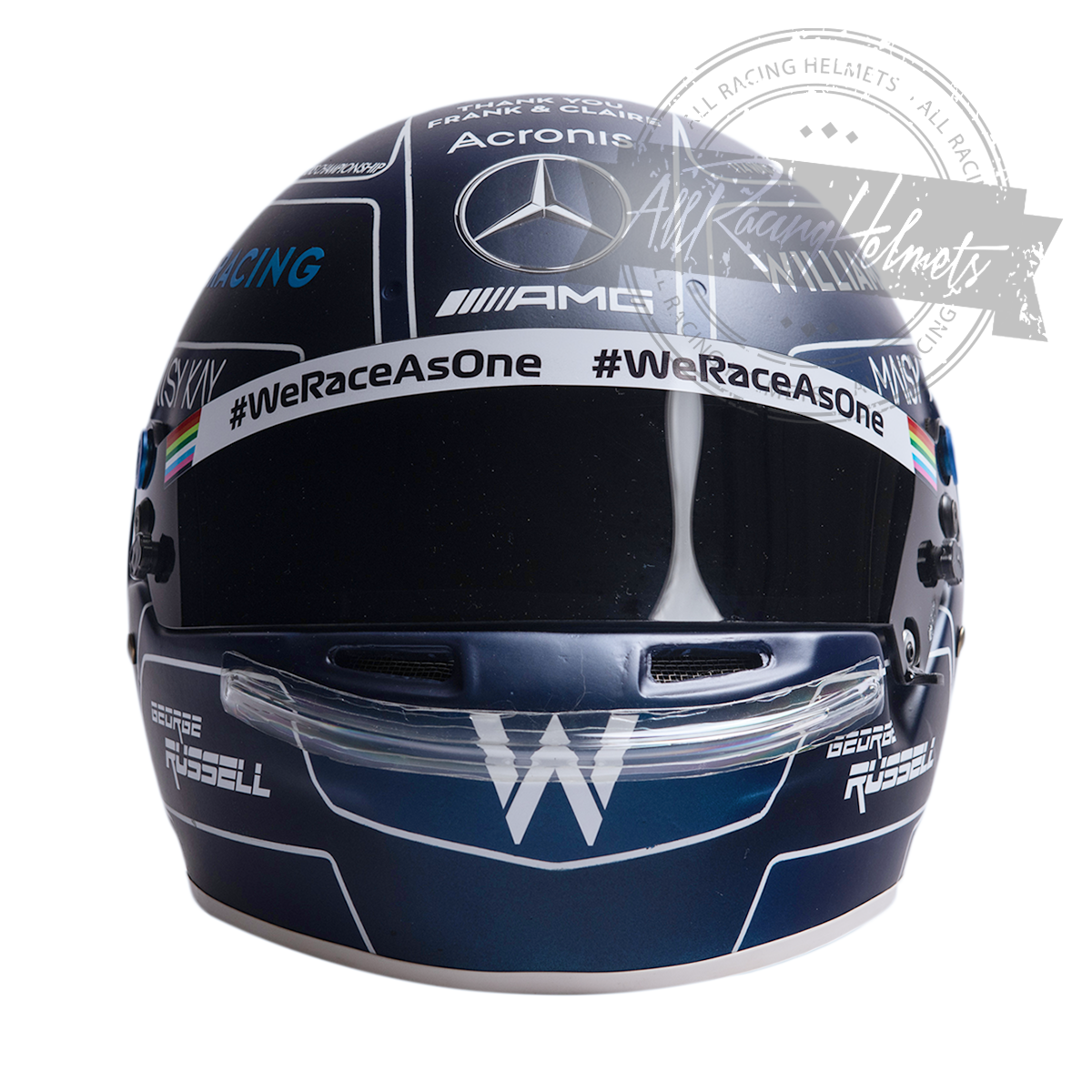 George Russell 2020 Abu Dhabi GP F1 Replica Helmet 1:1 Scale