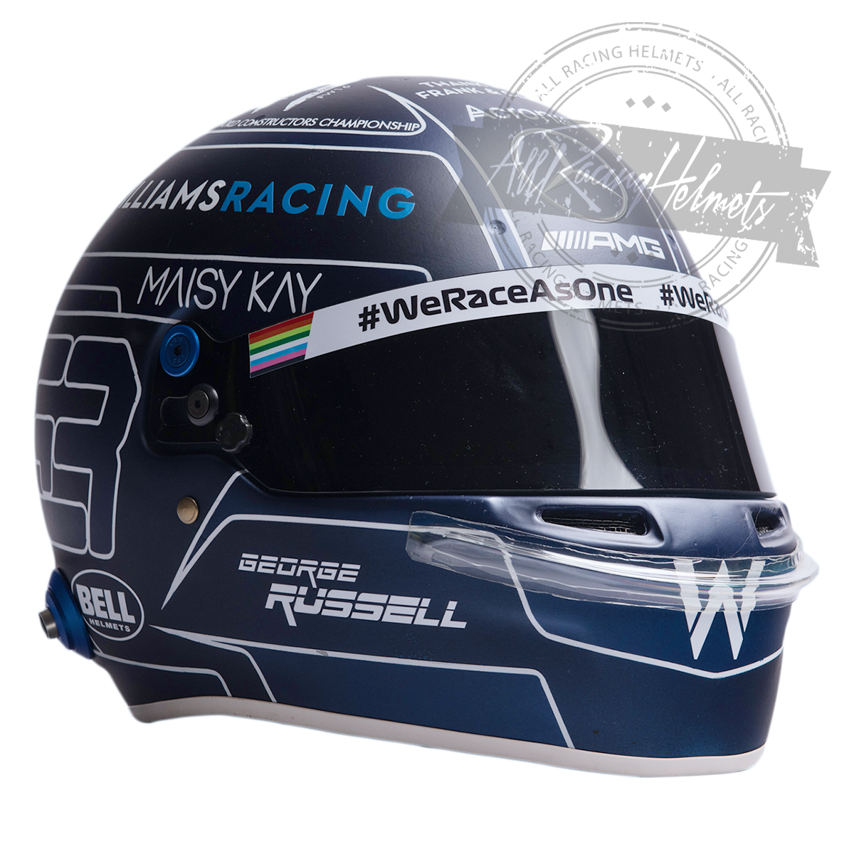 George Russell 2020 Abu Dhabi GP F1 Replica Helmet 1:1 Scale