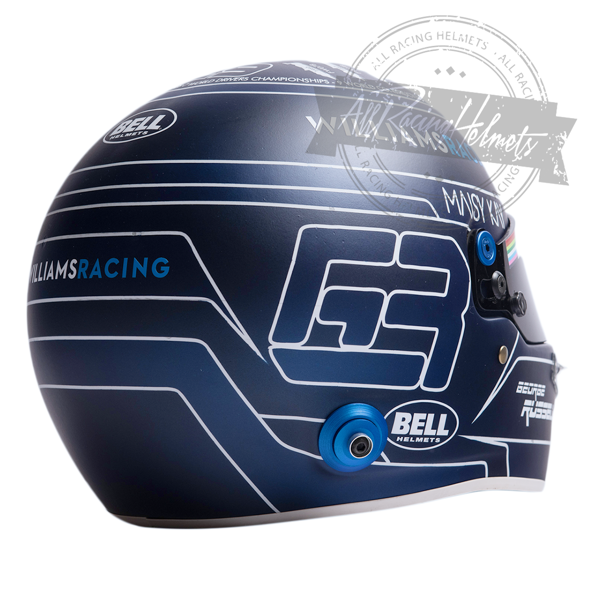 George Russell 2020 Abu Dhabi GP F1 Replica Helmet 1:1 Scale