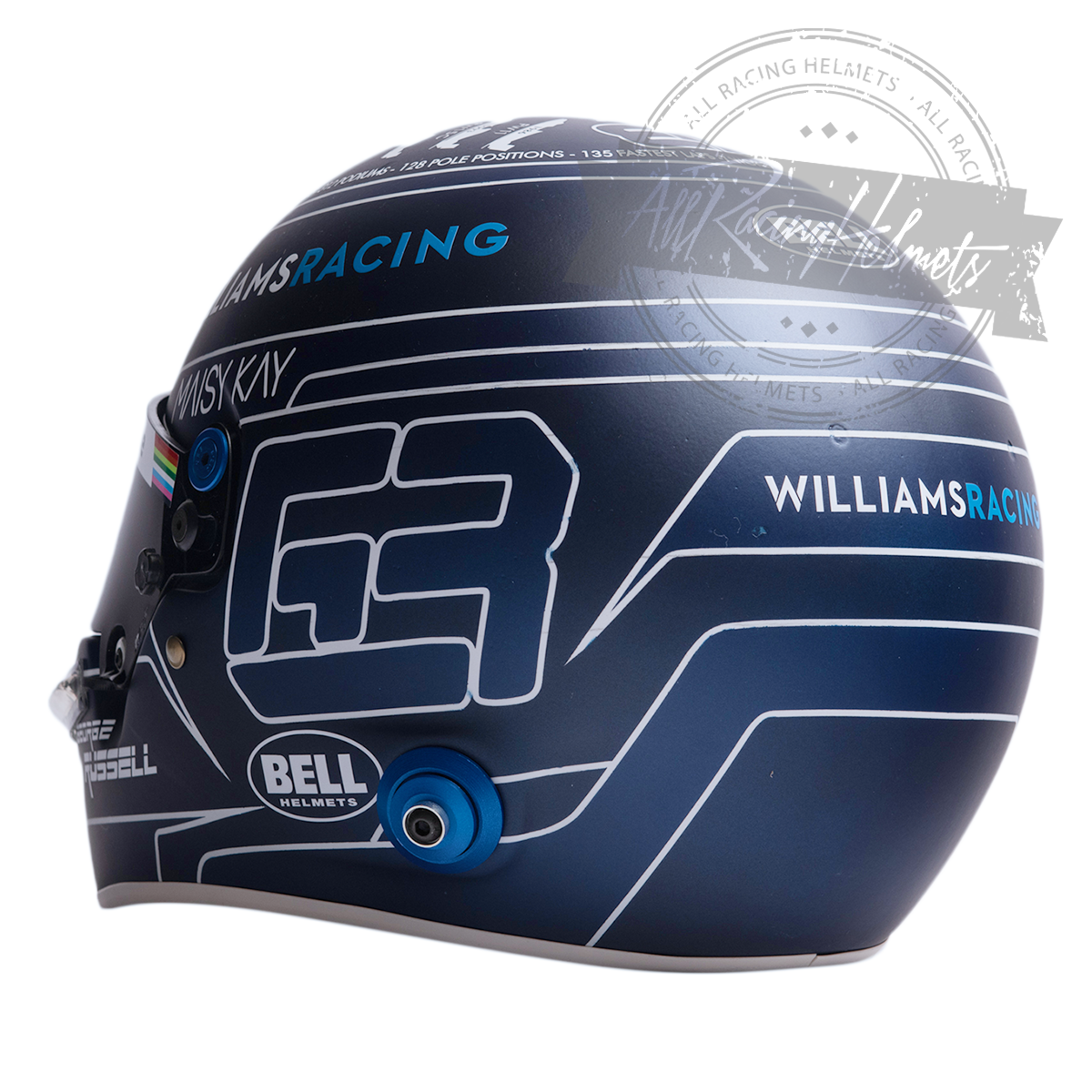 George Russell 2020 Abu Dhabi GP F1 Replica Helmet 1:1 Scale
