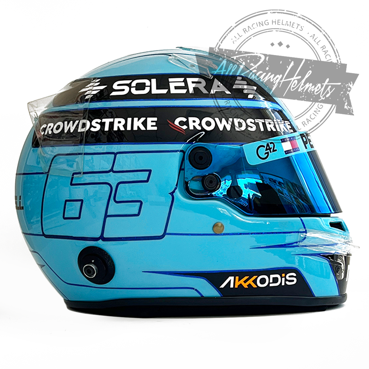George Russell 2024 F1 Replica Helmet 1:1 Scale