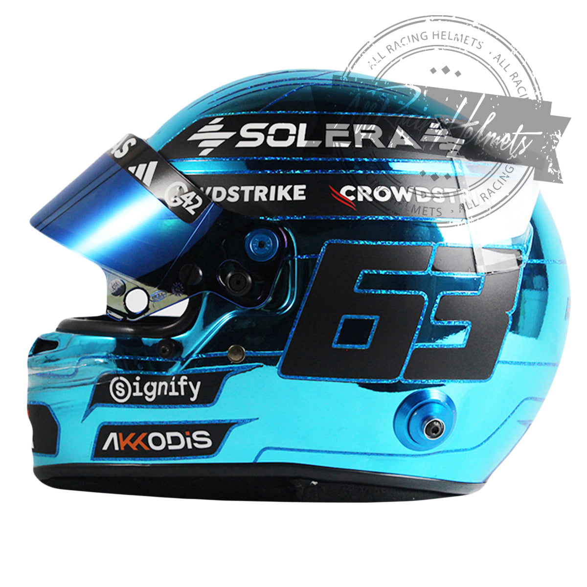 George Russell 2025 Singapore GP F1 Replica Helmet 1:1 Scale – All Racing Helmets