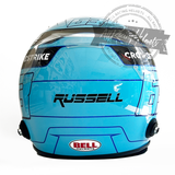 George Russell 2024 F1 Replica Helmet Scale 1:1