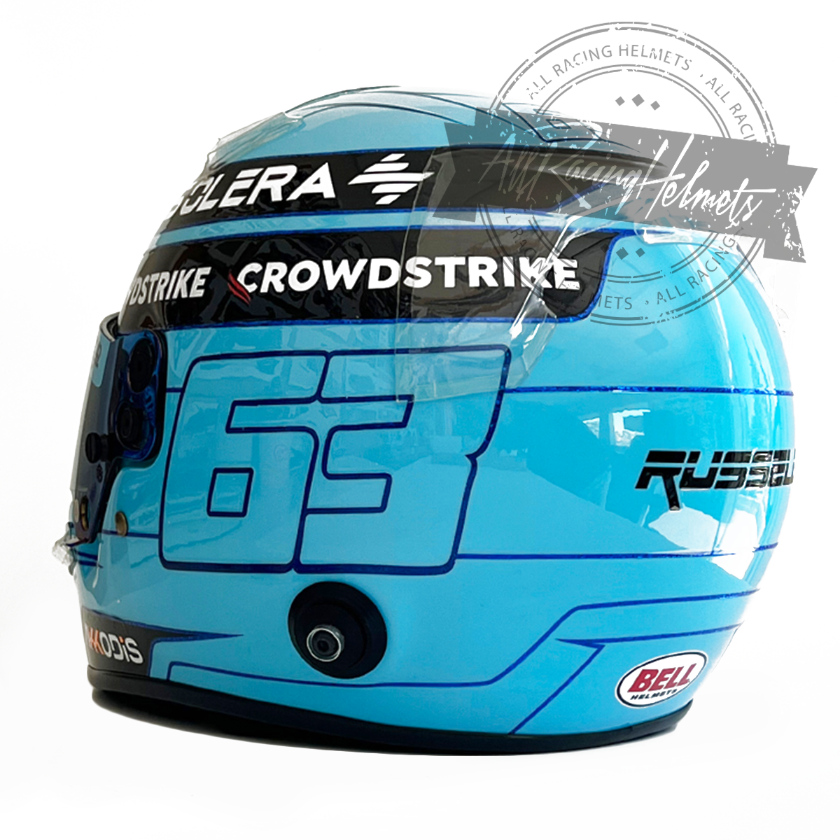 George Russell 2024 F1 Replica Helmet 1:1 Scale