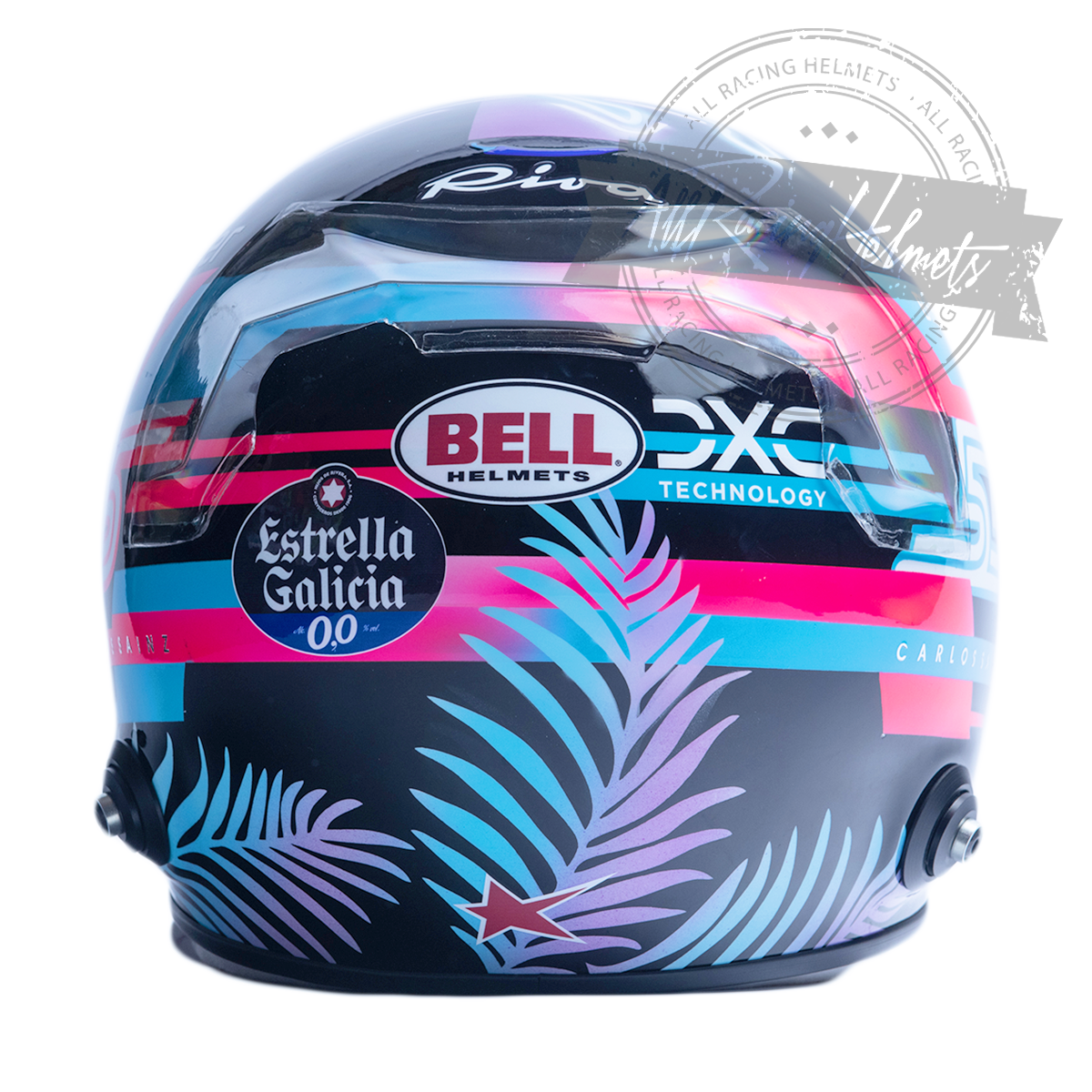 Casque réplique F1 Carlos Sainz Grand Prix de Miami 2023 échelle 1:1