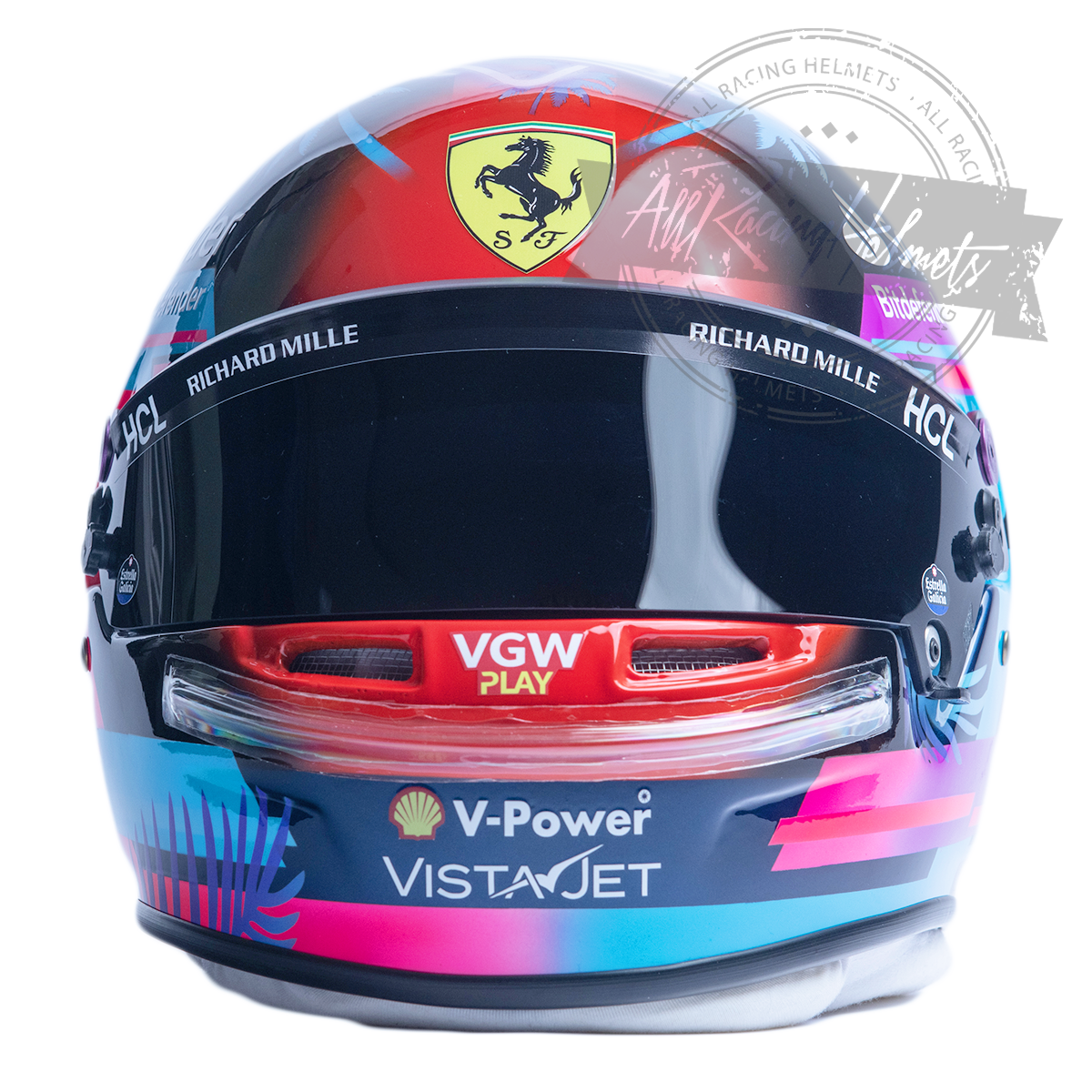 Casque réplique F1 Carlos Sainz Grand Prix de Miami 2023 échelle 1:1
